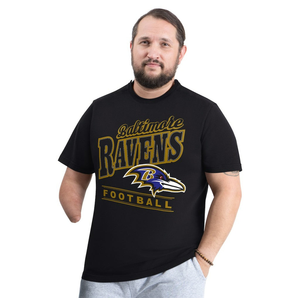 Baltimore Ravens G-III Sports by Carl Banks Adaptive Headliner Graphic T-Shirt Black - NFL