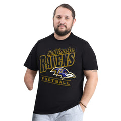 Baltimore Ravens G-III Sports by Carl Banks Adaptive Headliner Graphic T-Shirt Black - NFL