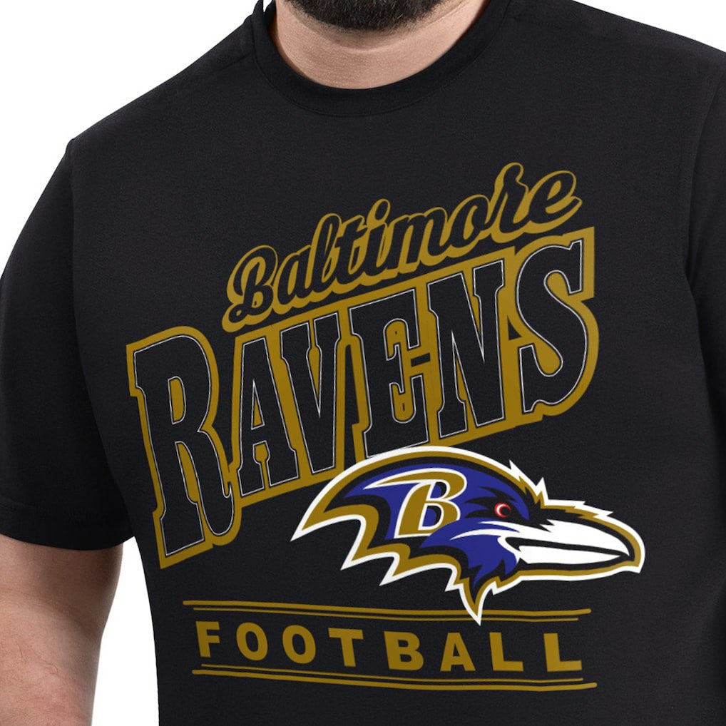 Baltimore Ravens G-III Sports by Carl Banks Adaptive Headliner Graphic T-Shirt Black - NFL