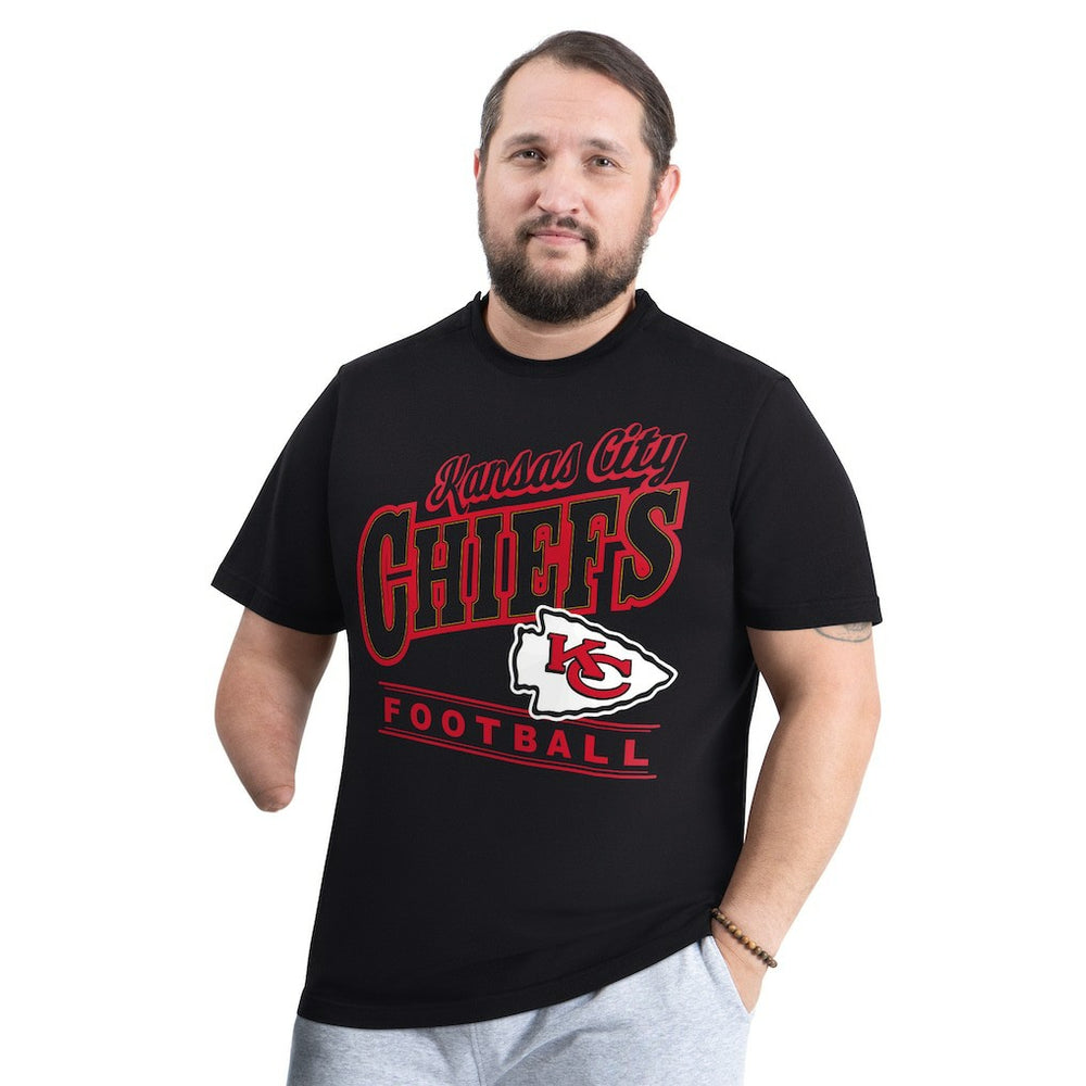Kansas City Chiefs G-III Sports by Carl Banks Adaptive Headliner Graphic T-Shirt Black - NFL