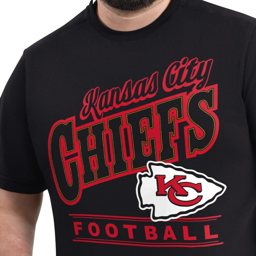 Kansas City Chiefs G-III Sports by Carl Banks Adaptive Headliner Graphic T-Shirt Black - NFL