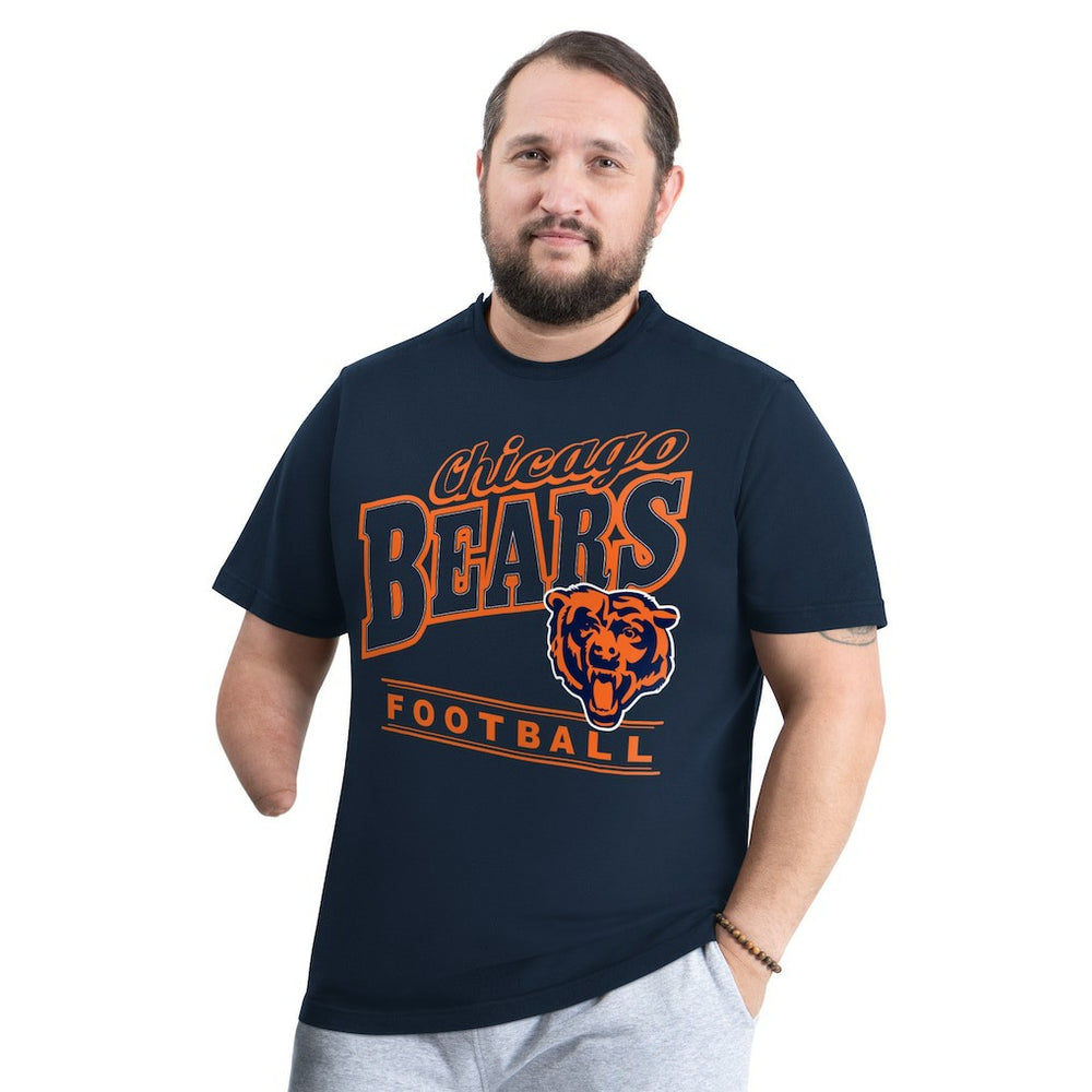 Chicago Bears G-III Sports by Carl Banks Adaptive Headliner Graphic T-Shirt Navy - NFL