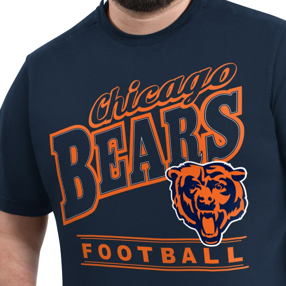 Chicago Bears G-III Sports by Carl Banks Adaptive Headliner Graphic T-Shirt Navy - NFL