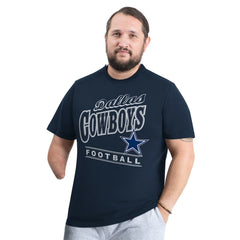 Dallas Cowboys G-III Sports by Carl Banks Adaptive Headliner Graphic T-Shirt Navy - NFL
