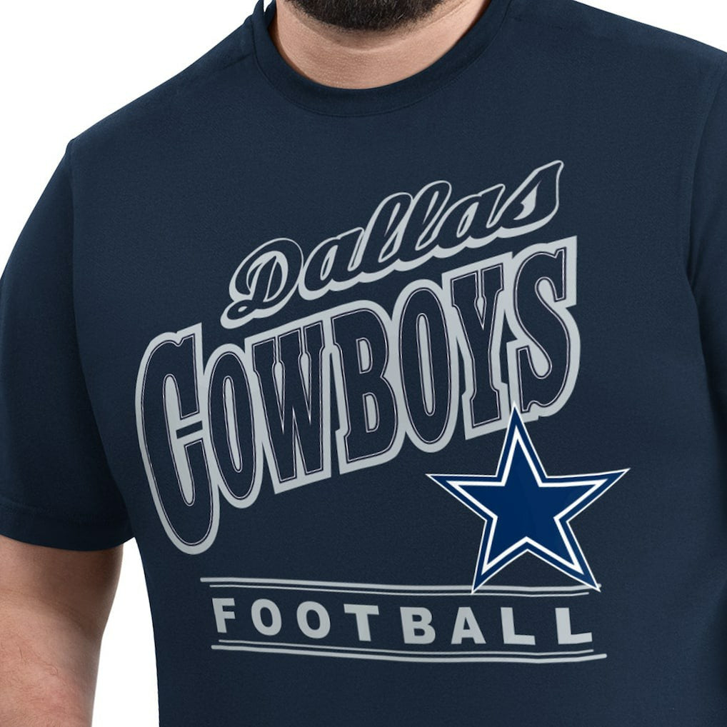 Dallas Cowboys G-III Sports by Carl Banks Adaptive Headliner Graphic T-Shirt Navy - NFL