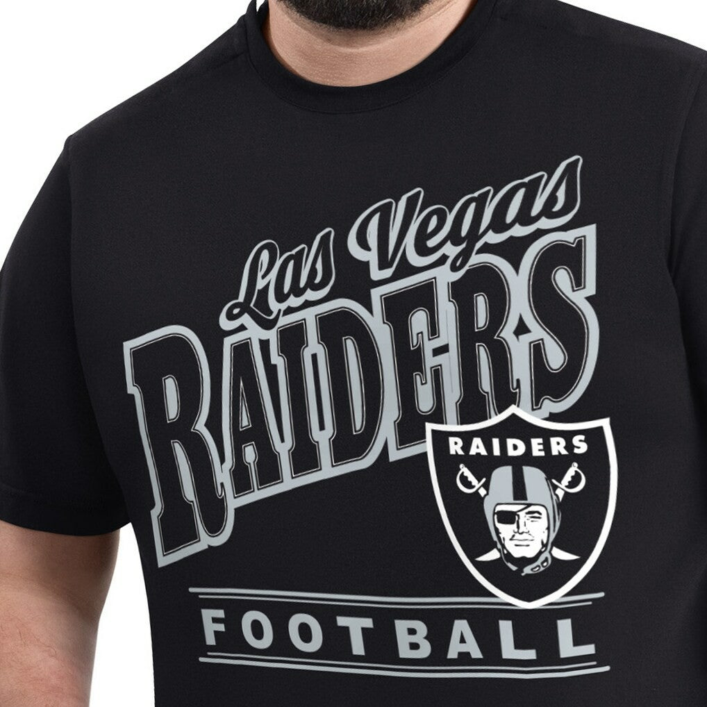 Las Vegas Raiders G-III Sports by Carl Banks Adaptive Headliner Graphic T-Shirt Black - NFL