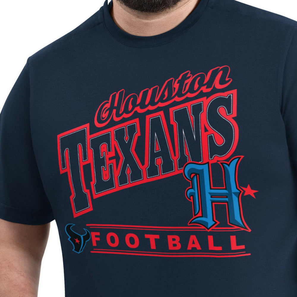 Houston Texans G-III Sports by Carl Banks Adaptive Headliner Graphic T-Shirt Navy - NFL