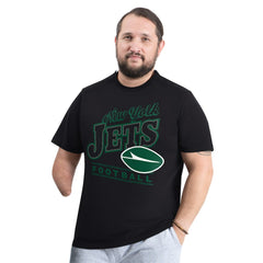 New York Jets G-III Sports by Carl Banks Adaptive Headliner Graphic T-Shirt Black - NFL