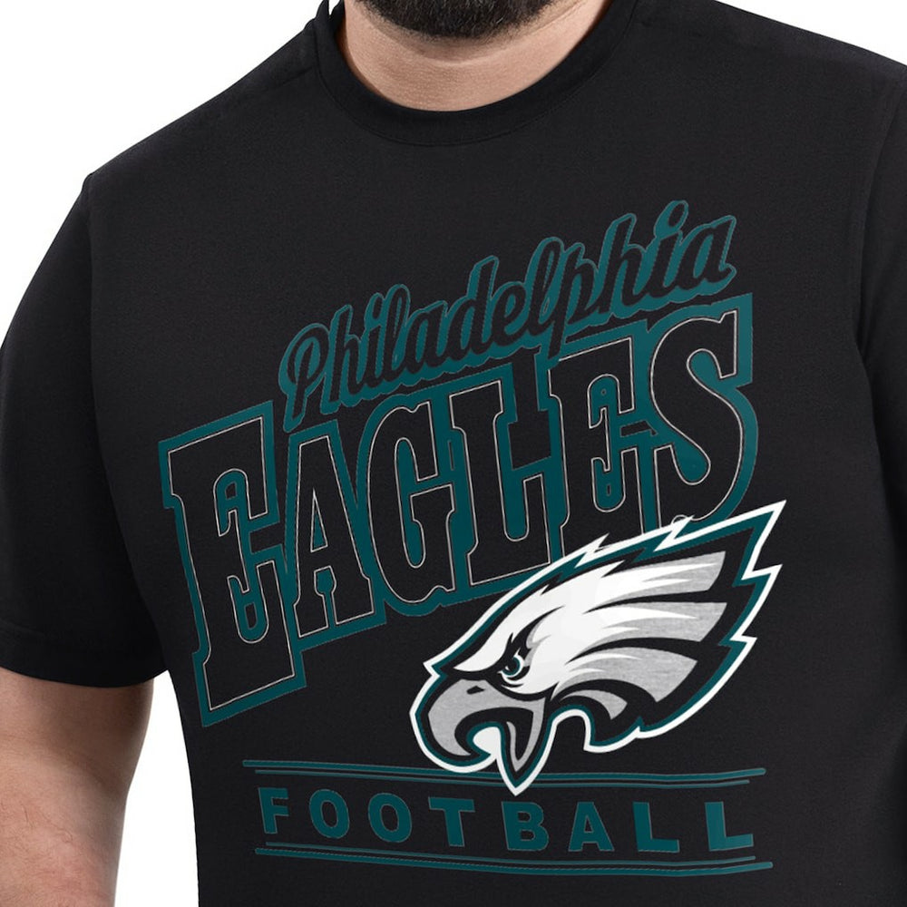 Philadelphia Eagles G-III Sports by Carl Banks Adaptive Headliner Graphic T-Shirt Black - NFL