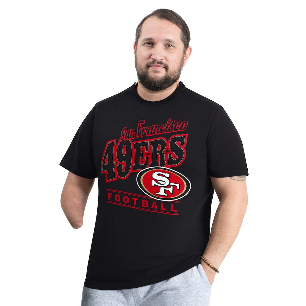 San Francisco 49ers G-III Sports by Carl Banks Adaptive Headliner Graphic T-Shirt Black - NFL