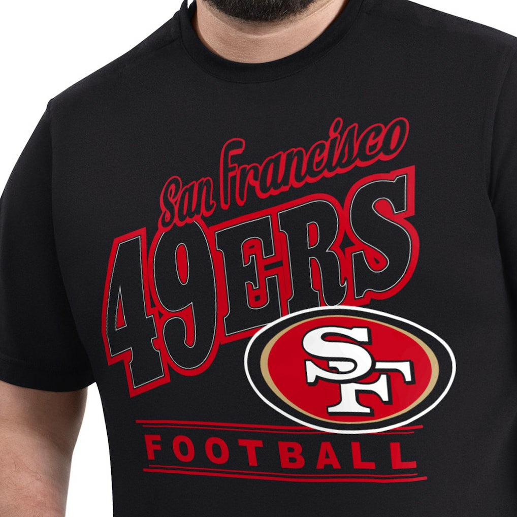 San Francisco 49ers G-III Sports by Carl Banks Adaptive Headliner Graphic T-Shirt Black - NFL