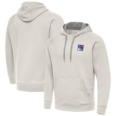 New York Rangers Antigua Victory Pullover Hoodie Cream