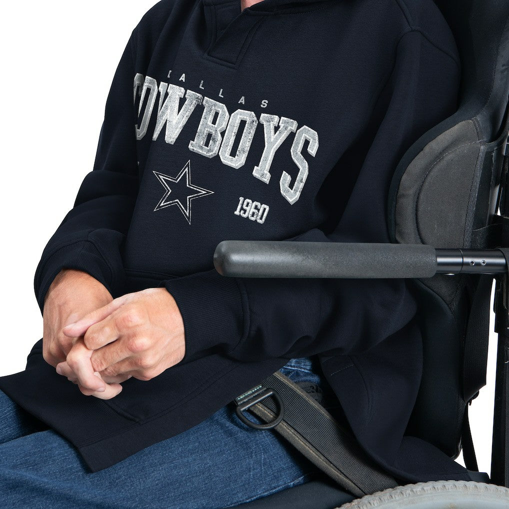 Dallas Cowboys G-III Sports by Carl Banks Adaptive Team Spirit Graphic Fleece Pullover Hoodie Navy - NFL