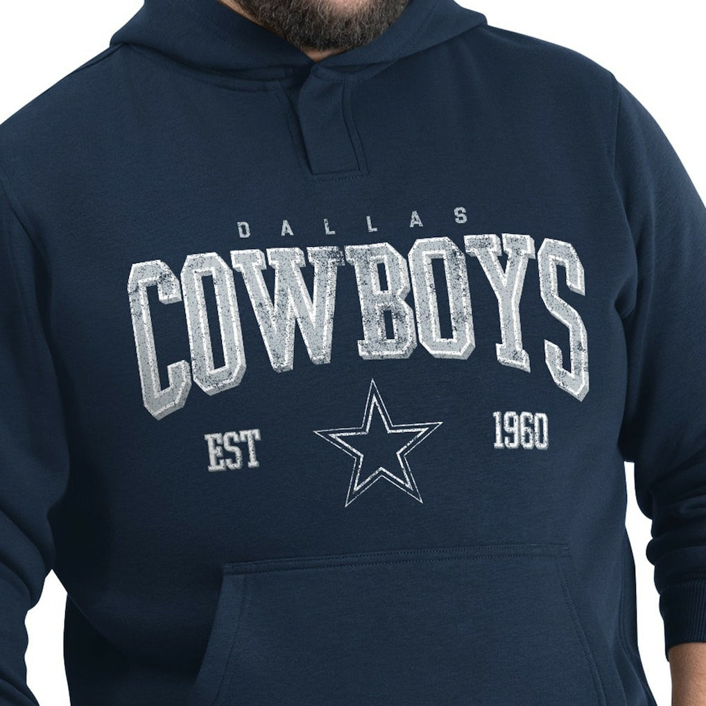 Dallas Cowboys G-III Sports by Carl Banks Adaptive Team Spirit Graphic Fleece Pullover Hoodie Navy - NFL