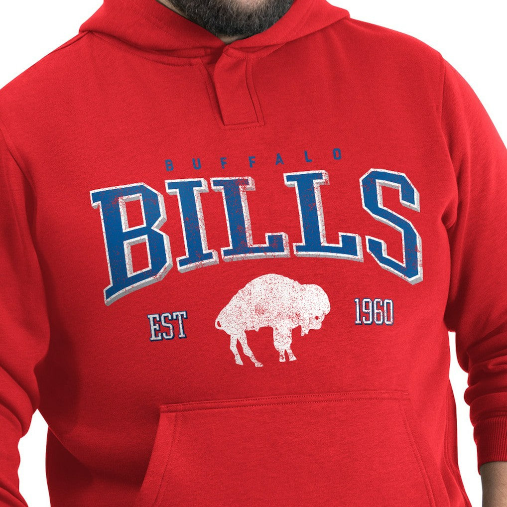 Buffalo Bills G-III Sports by Carl Banks Adaptive Team Spirit Graphic Fleece Pullover Hoodie Red - NFL