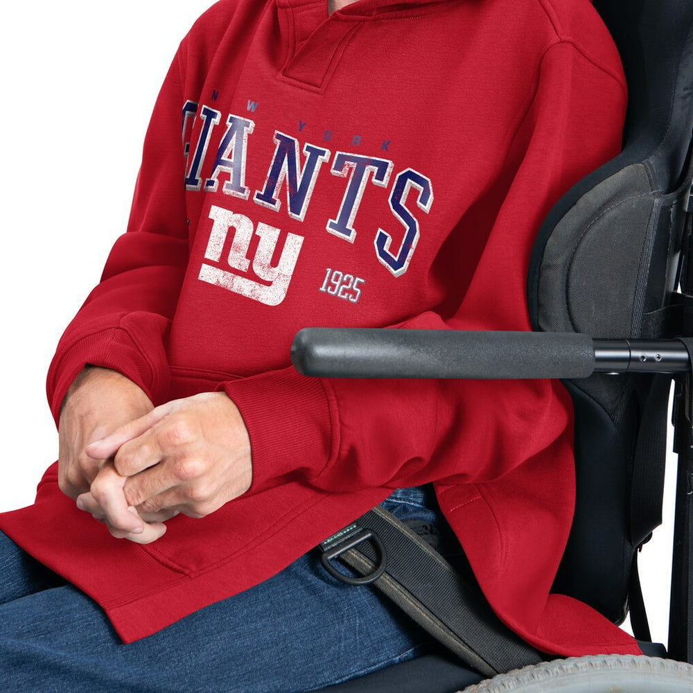 New York Giants G-III Sports by Carl Banks Adaptive Team Spirit Graphic Fleece Pullover Hoodie Red - NFL