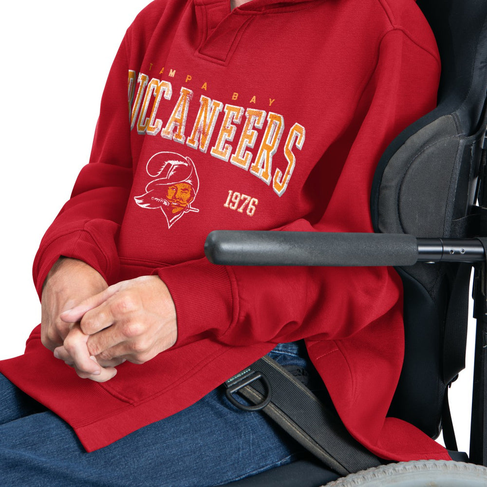 Tampa Bay Buccaneers G-III Sports by Carl Banks Adaptive Team Spirit Graphic Fleece Pullover Hoodie Red - NFL