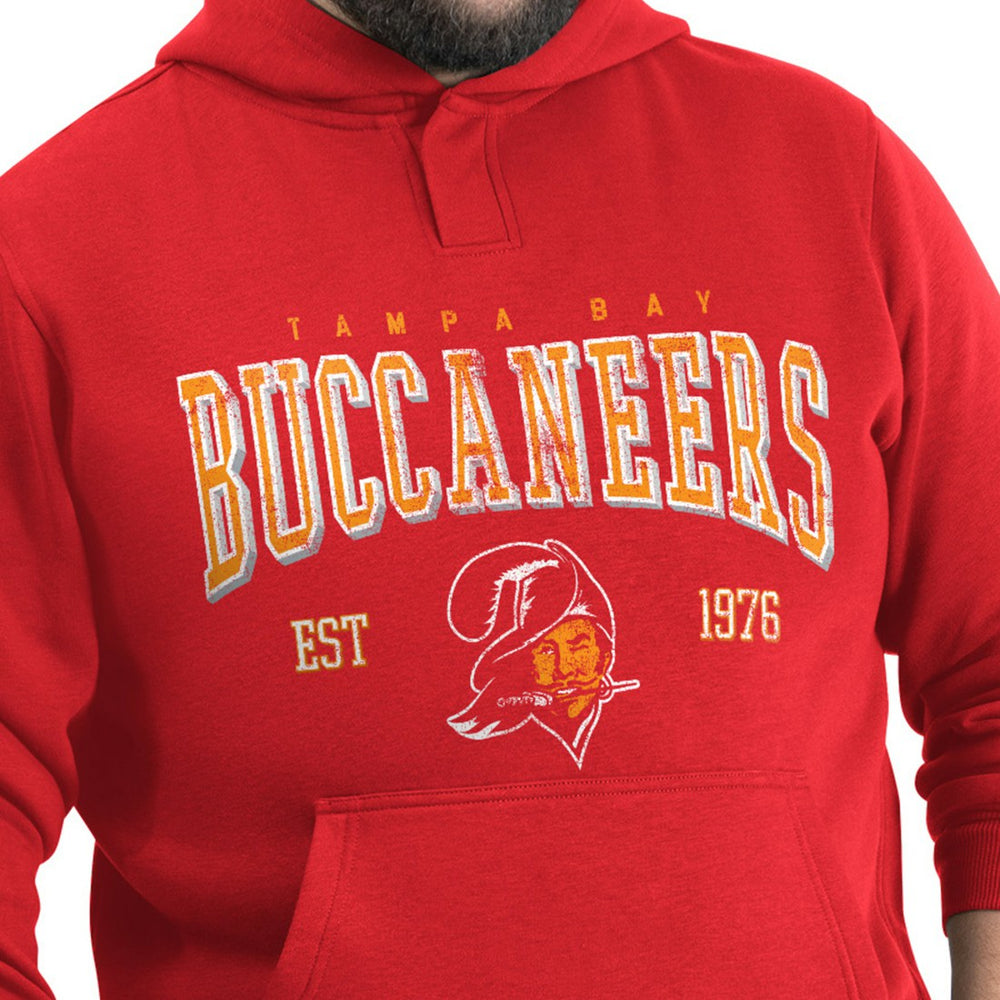 Tampa Bay Buccaneers G-III Sports by Carl Banks Adaptive Team Spirit Graphic Fleece Pullover Hoodie Red - NFL
