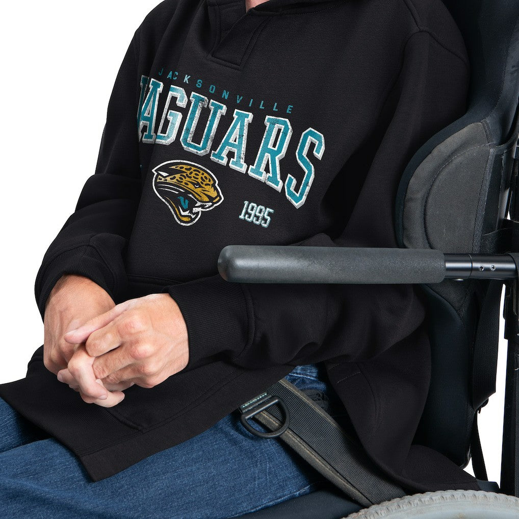 Jacksonville Jaguars G-III Sports by Carl Banks Adaptive Team Spirit Graphic Fleece Pullover Hoodie Black - NFL
