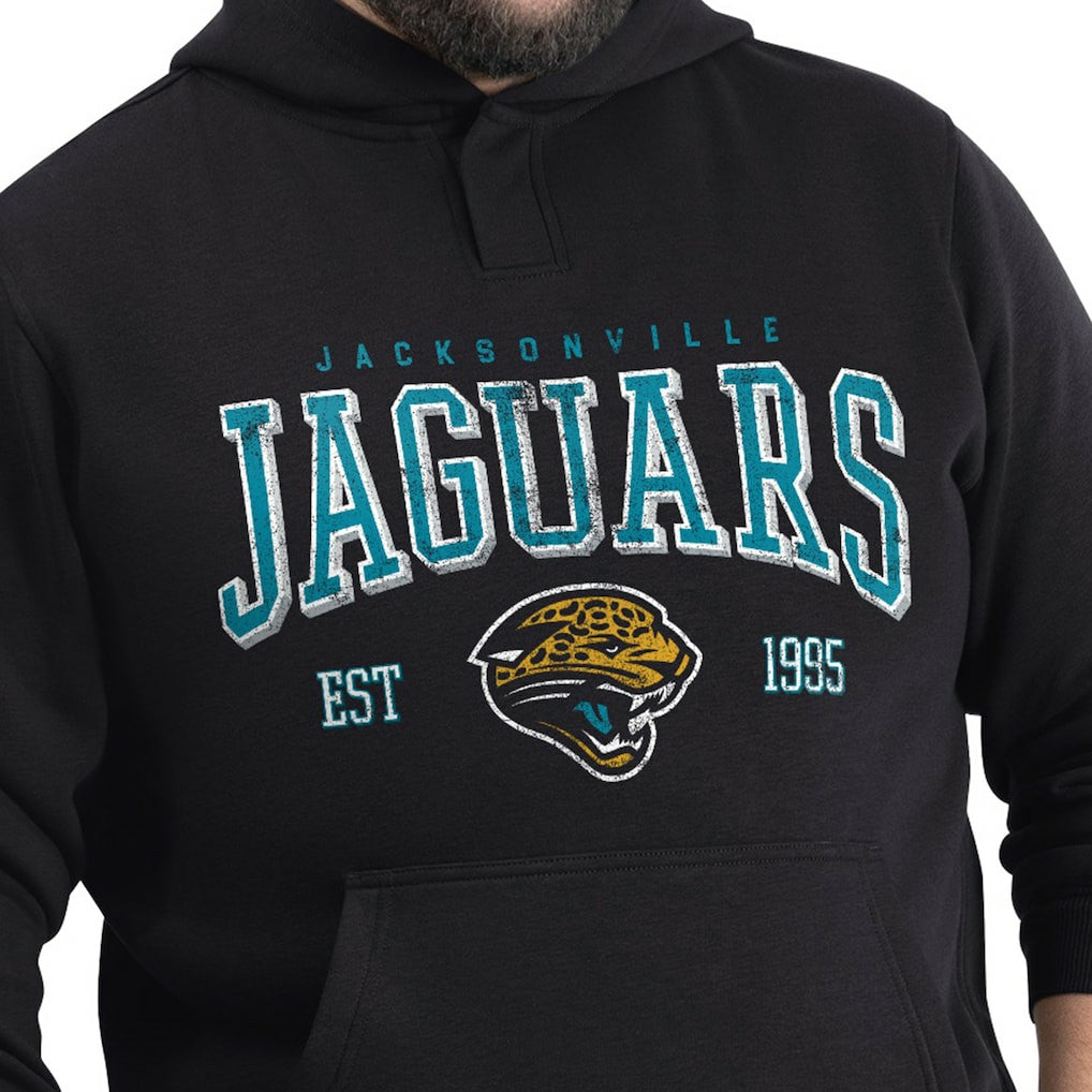 Jacksonville Jaguars G-III Sports by Carl Banks Adaptive Team Spirit Graphic Fleece Pullover Hoodie Black - NFL