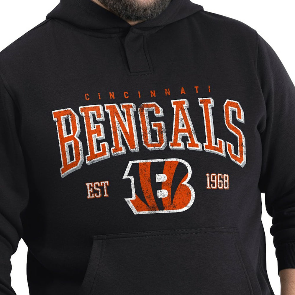 Cincinnati Bengals G-III Sports by Carl Banks Adaptive Team Spirit Graphic Fleece Pullover Hoodie Black - NFL