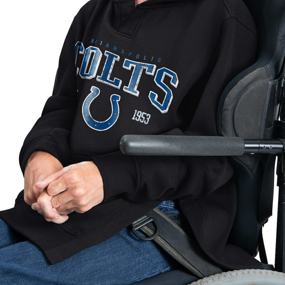 Indianapolis Colts G-III Sports by Carl Banks Adaptive Team Spirit Graphic Fleece Pullover Hoodie Black - NFL