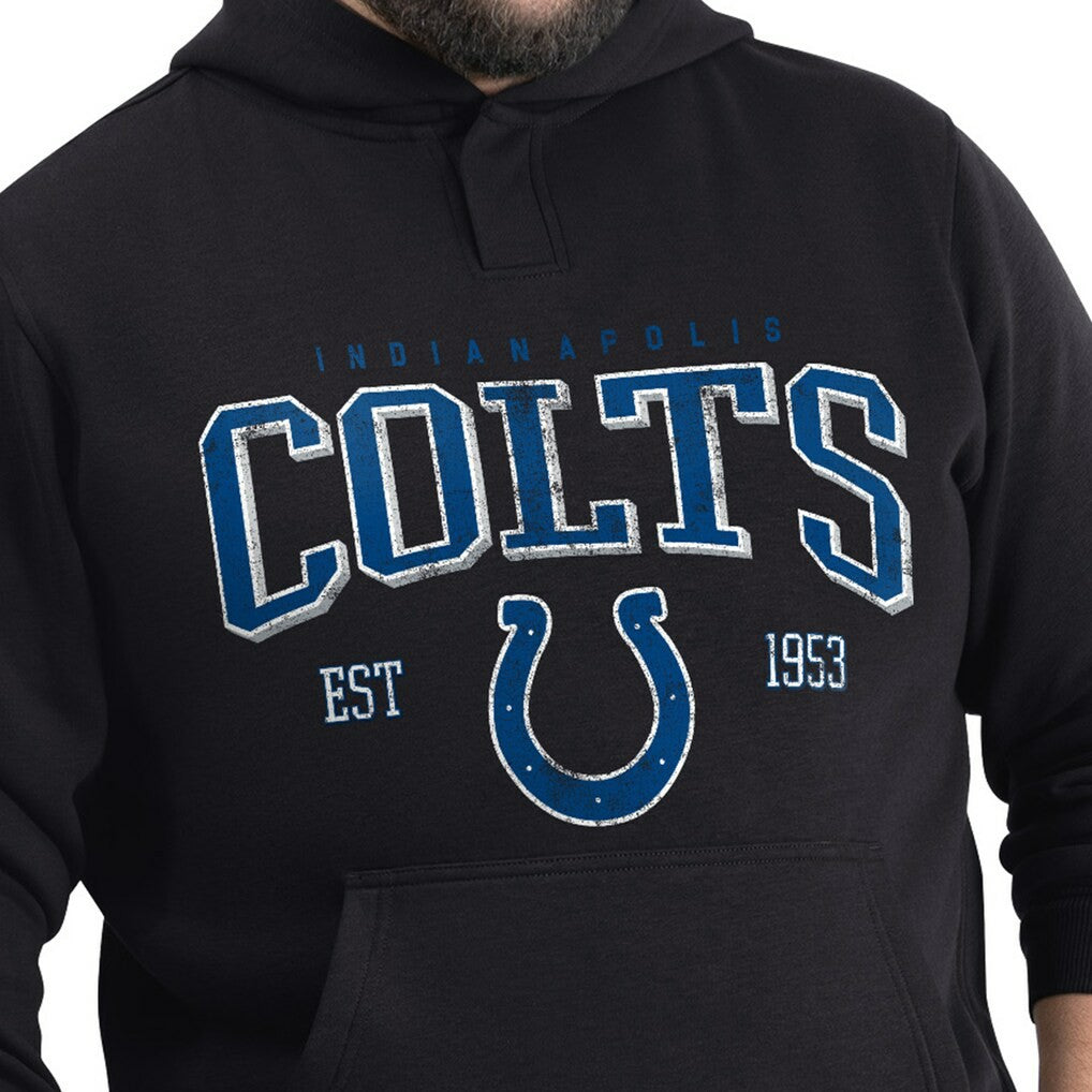 Indianapolis Colts G-III Sports by Carl Banks Adaptive Team Spirit Graphic Fleece Pullover Hoodie Black - NFL