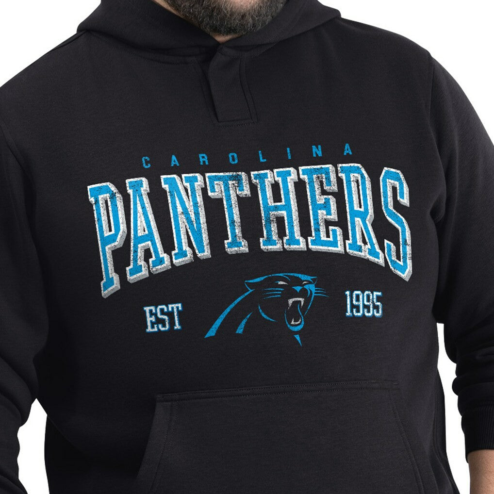 Carolina Panthers G-III Sports by Carl Banks Adaptive Team Spirit Graphic Fleece Pullover Hoodie Black - NFL