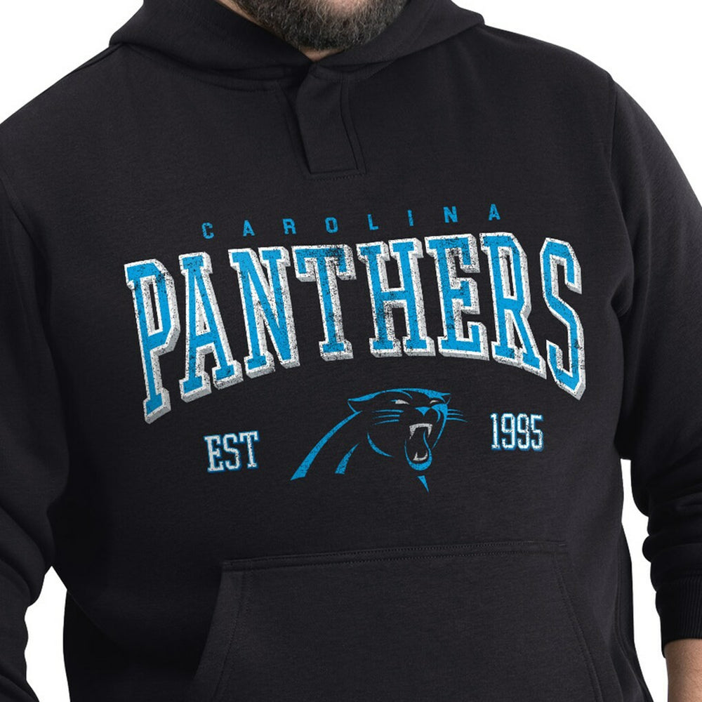 Carolina Panthers G-III Sports by Carl Banks Adaptive Team Spirit Graphic Fleece Pullover Hoodie Black - NFL