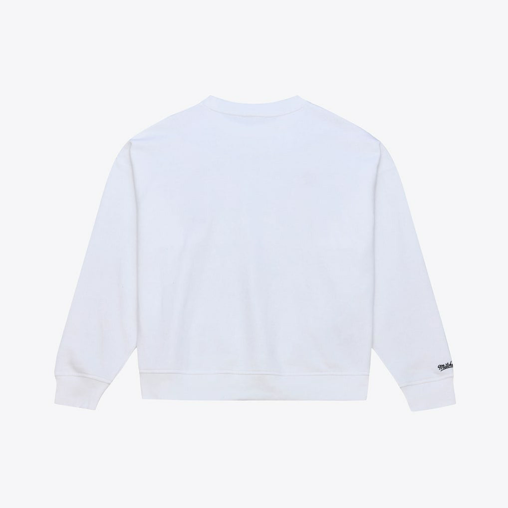 Mitchell & Ness - Boston Celtics Women's Lightweight Block Letter Sweatshirt - White