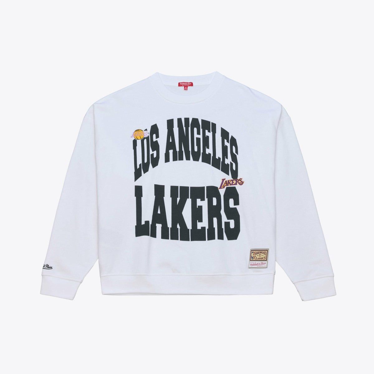 Mitchell & Ness - Los Angeles Lakers Women's Lightweight Block Letter Sweatshirt - White