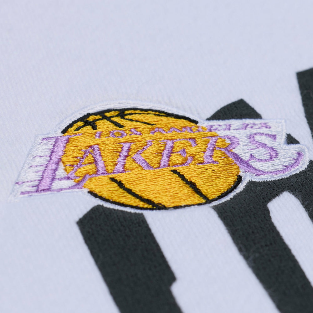 Mitchell & Ness - Los Angeles Lakers Women's Lightweight Block Letter Sweatshirt - White