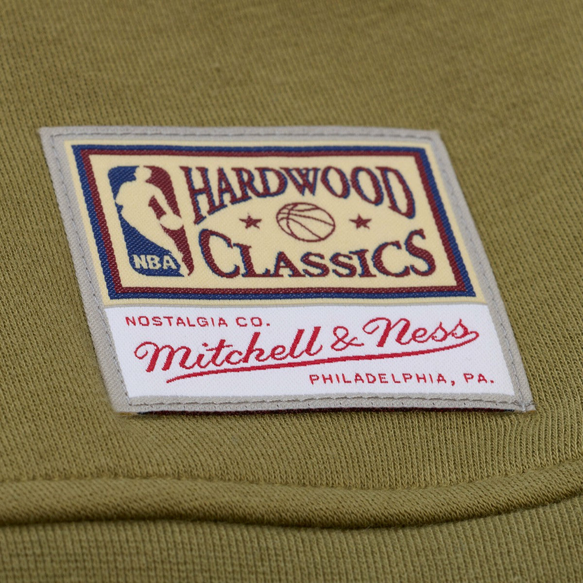 Mitchell & Ness - Los Angeles Lakers Women's Lightweight Script Sweatshirt - Olive