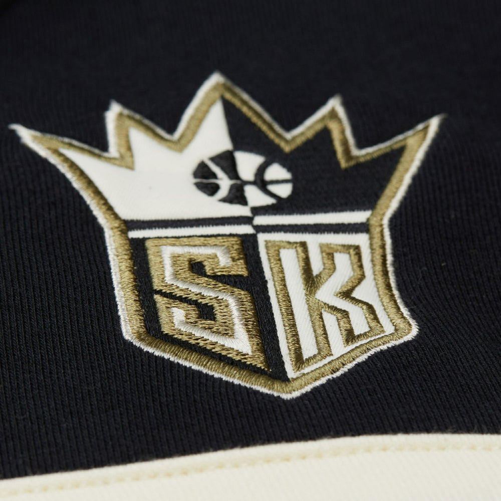 Mitchell & Ness - Sacramento Kings Double Clutch Head Coach Hoodie - Olive/Black