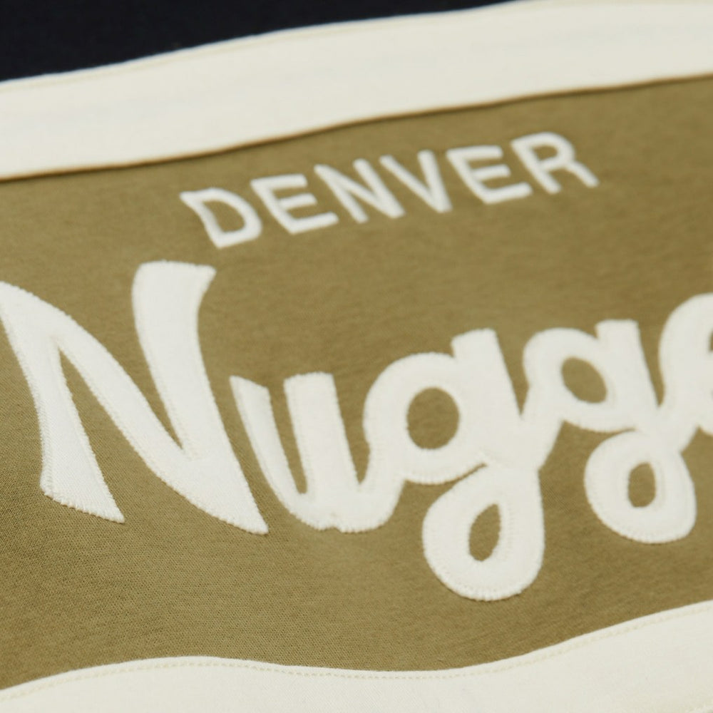 Mitchell & Ness - Denver Nuggets Double Clutch Head Coach Hoodie - Olive/Black