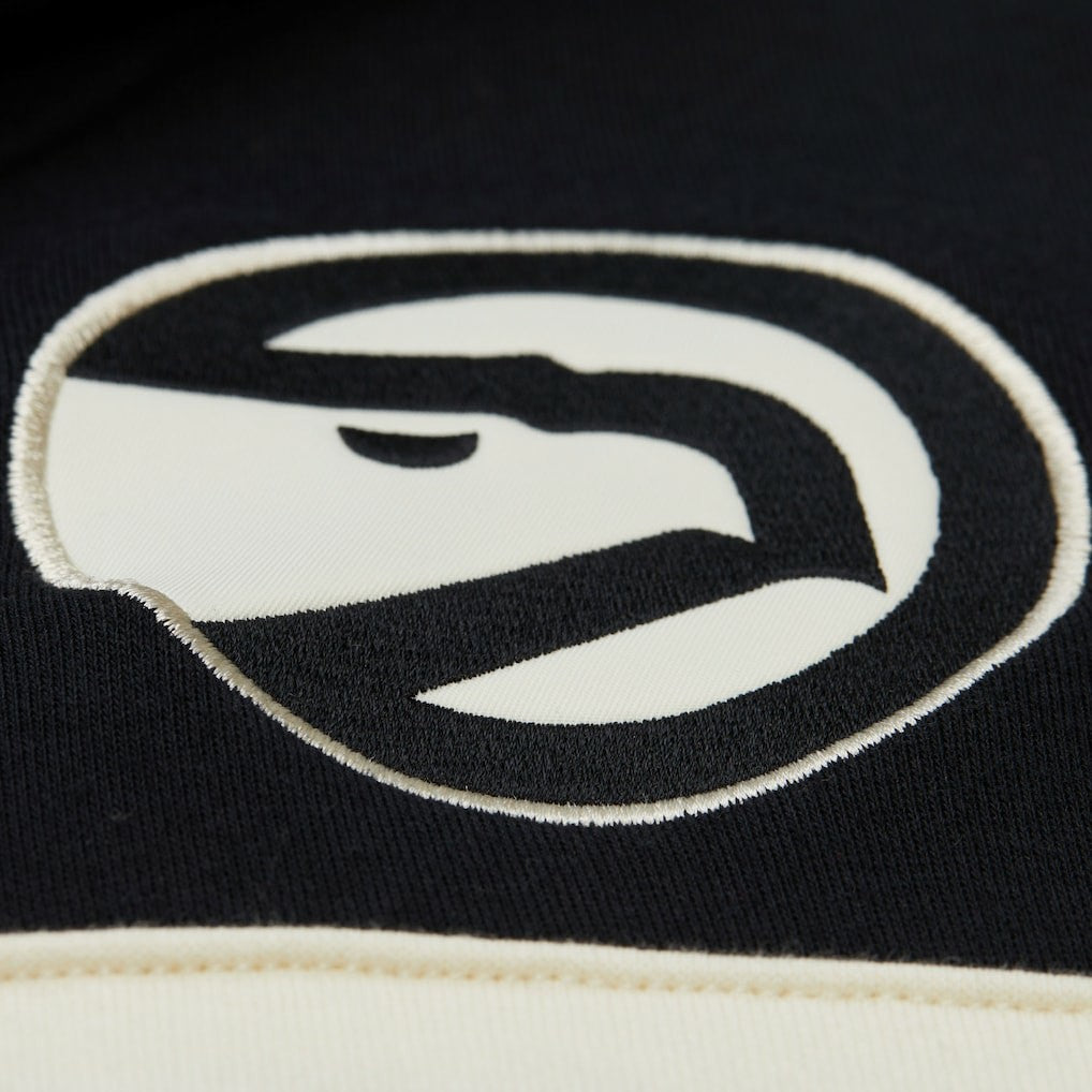Mitchell & Ness - Atlanta Hawks Double Clutch Head Coach Hoodie - Olive/Black
