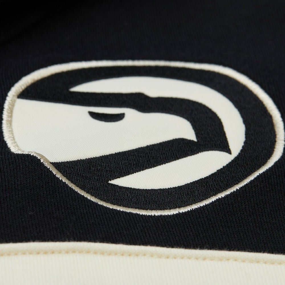 Mitchell & Ness - Atlanta Hawks Double Clutch Head Coach Hoodie - Olive/Black