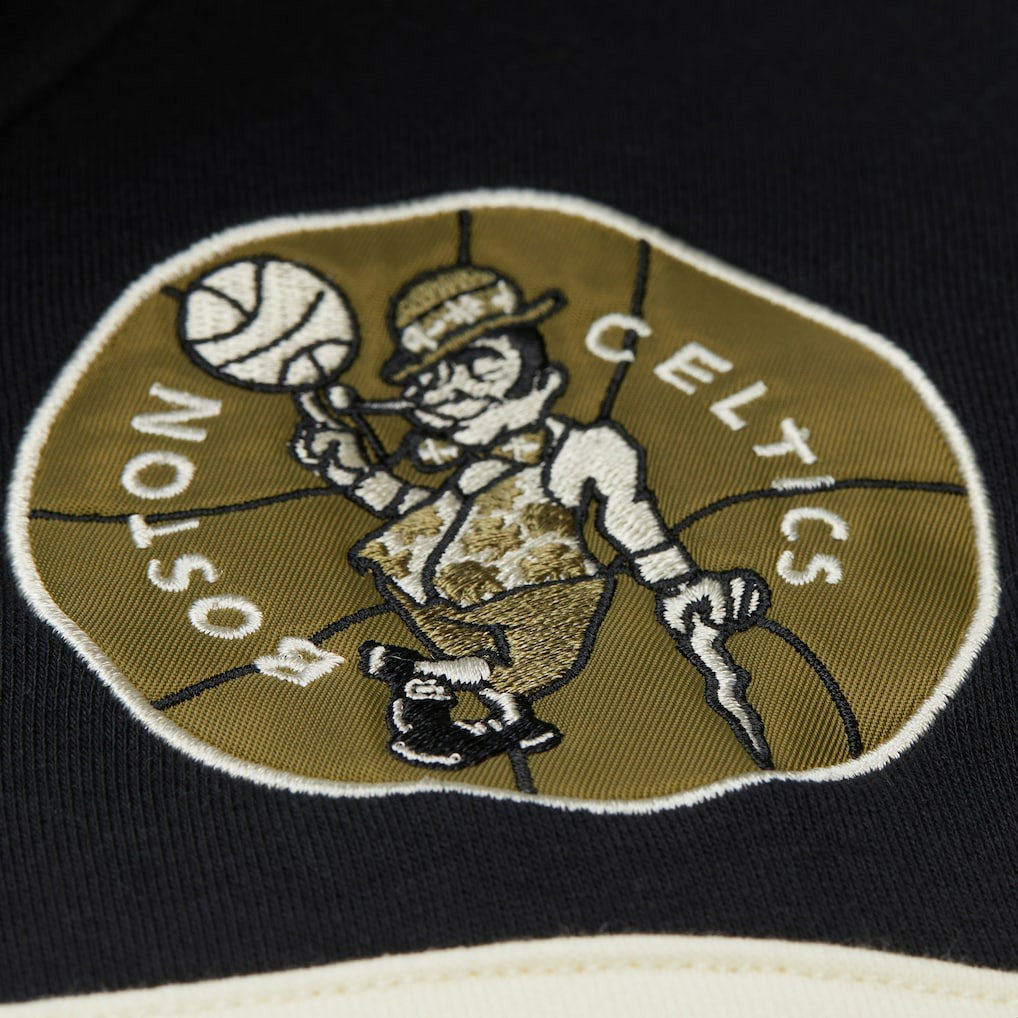 Mitchell & Ness - Boston Celtics Double Clutch Head Coach Hoodie - Olive