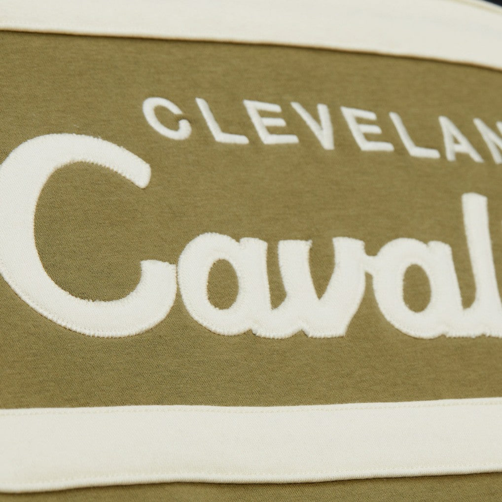 Mitchell & Ness - Cleveland Cavaliers Double Clutch Head Coach Hoodie - Olive/Black