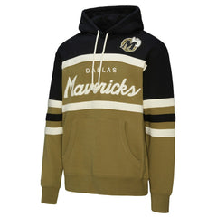 Mitchell & Ness - Dallas Mavericks Double Clutch Head Coach Hoodie - Olive