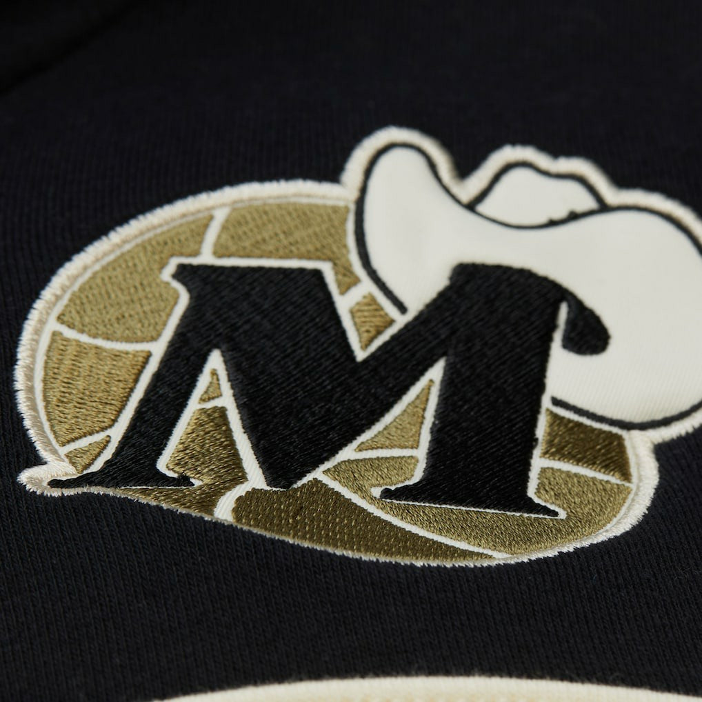 Mitchell & Ness - Dallas Mavericks Double Clutch Head Coach Hoodie - Olive