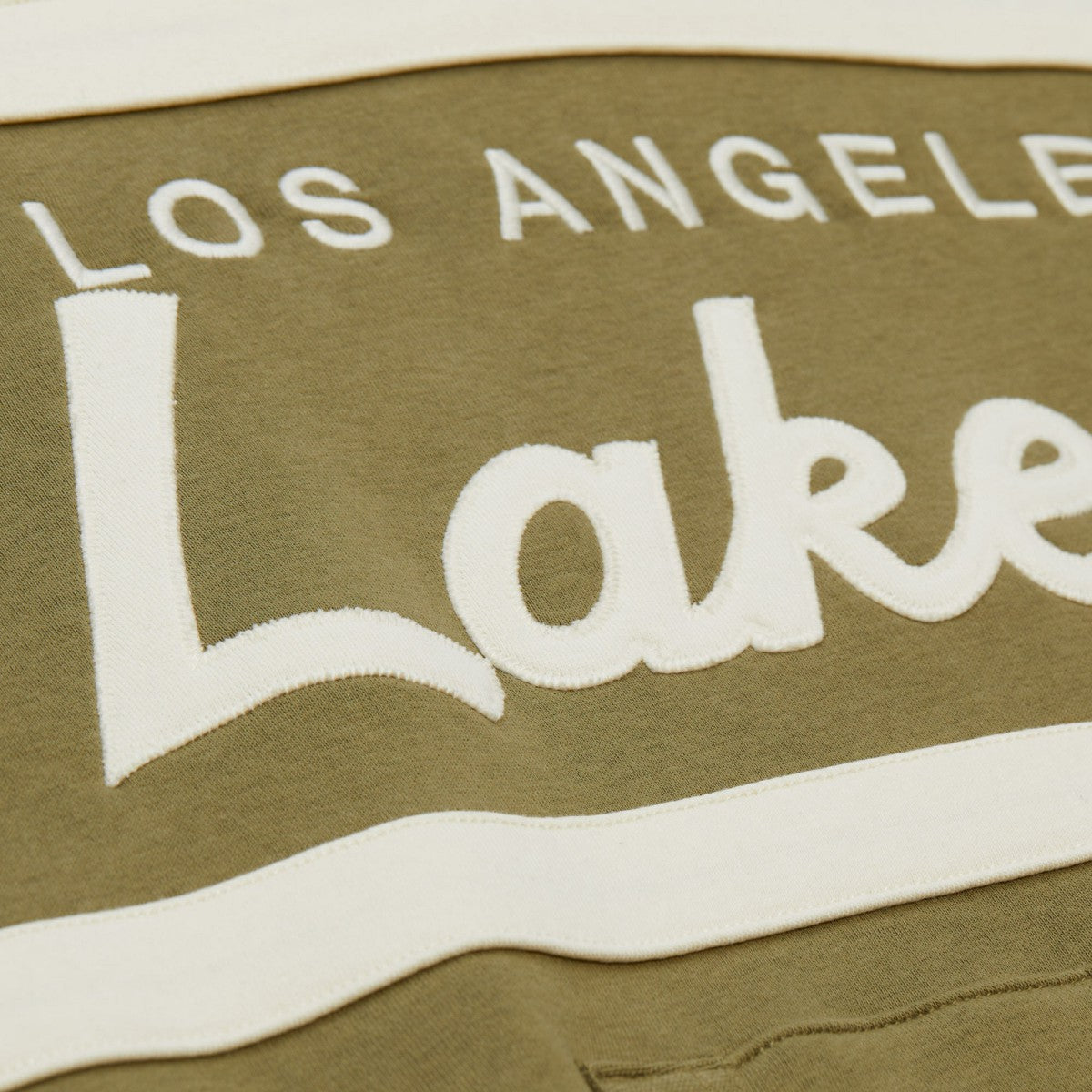 Mitchell & Ness - Los Angeles Lakers Double Clutch Head Coach Hoodie - Olive/Black
