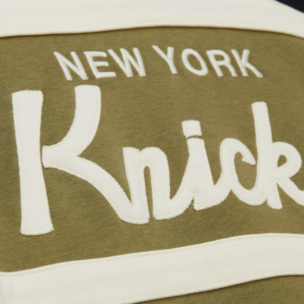 Mitchell & Ness - New York Knicks Double Clutch Head Coach Hoodie - Olive/Black
