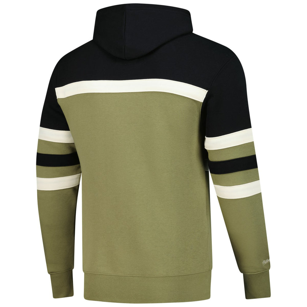 Mitchell & Ness - Minnesota Timberwolves Double Clutch Head Coach Hoodie - Olive/Black
