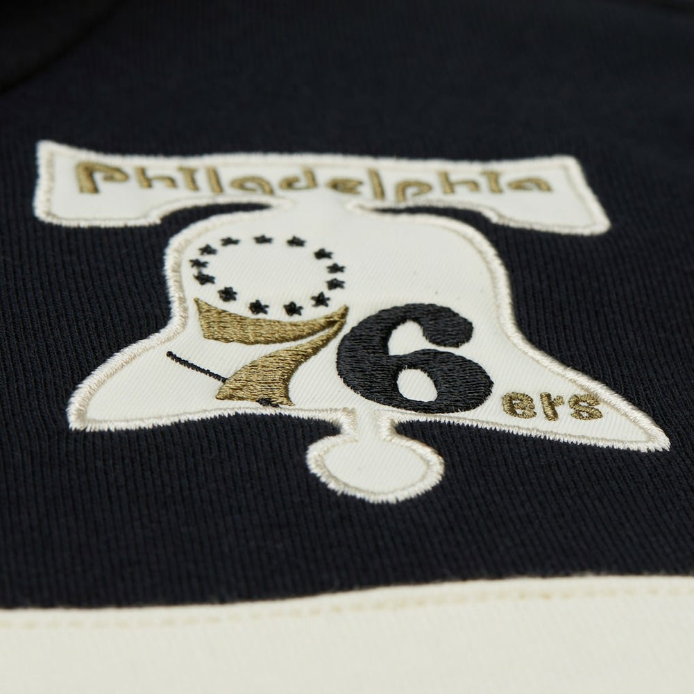 Mitchell & Ness - Philadelphia 76ers Double Clutch Head Coach Hoodie - Olive