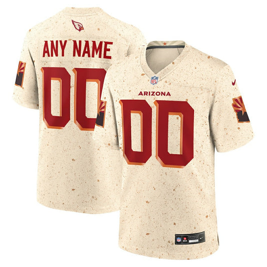 Arizona Cardinals 2025 Rivalries Collection Custom Game Jersey - Natural | NFL Jerseys
