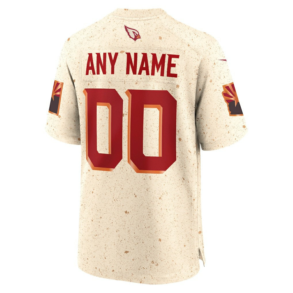 Arizona Cardinals 2025 Rivalries Collection Custom Game Jersey - Natural | NFL Jerseys