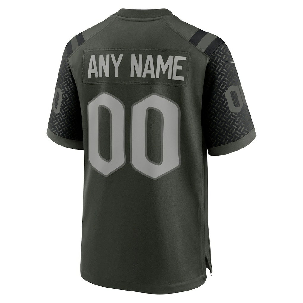 New York Jets 2025 Rivalries Collection Custom Game Jersey Gotham Green - Nike