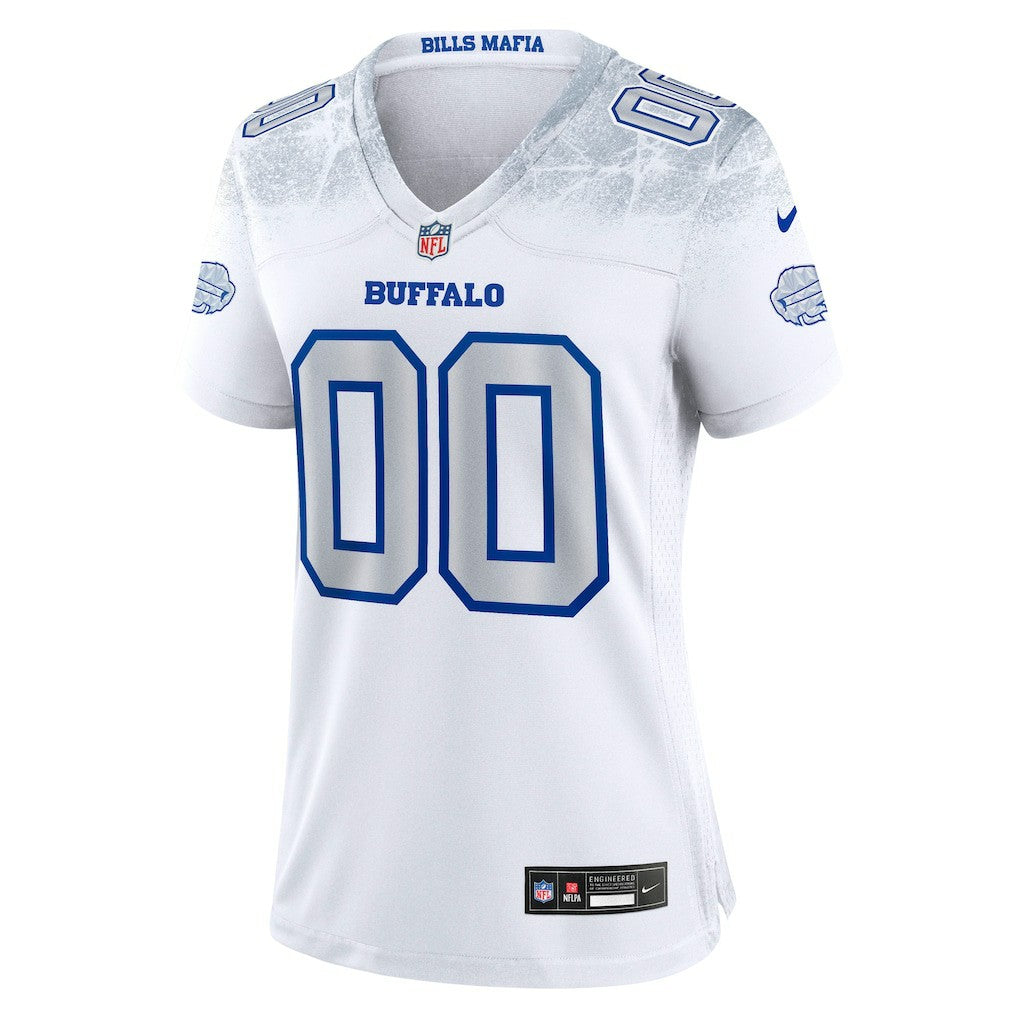 Buffalo Bills Women's 2025 Rivalries Collection Custom Game Jersey White - Nike