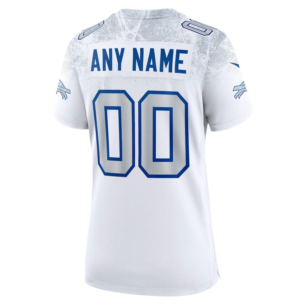 Buffalo Bills Women's 2025 Rivalries Collection Custom Game Jersey White - Nike